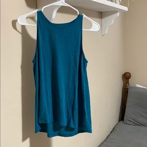 Small turquoise tank top